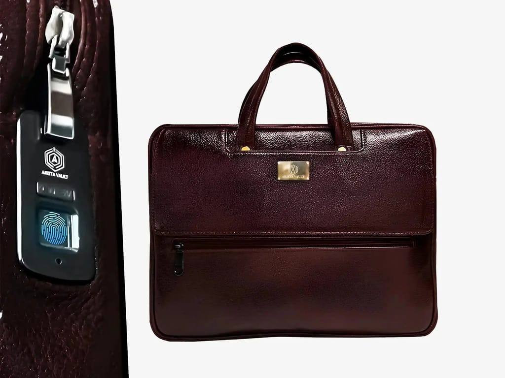 Fingerlock Leather Bag