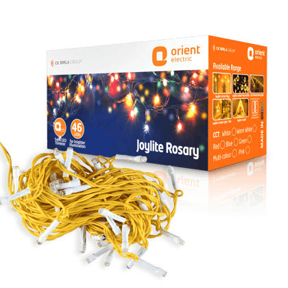 Joylite Rosary Rice Light 10 meter 46 LED Light - White