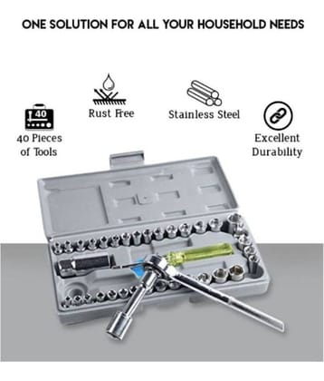 RAVARIYA GRAPHICS Socket Set More than 15 Pc