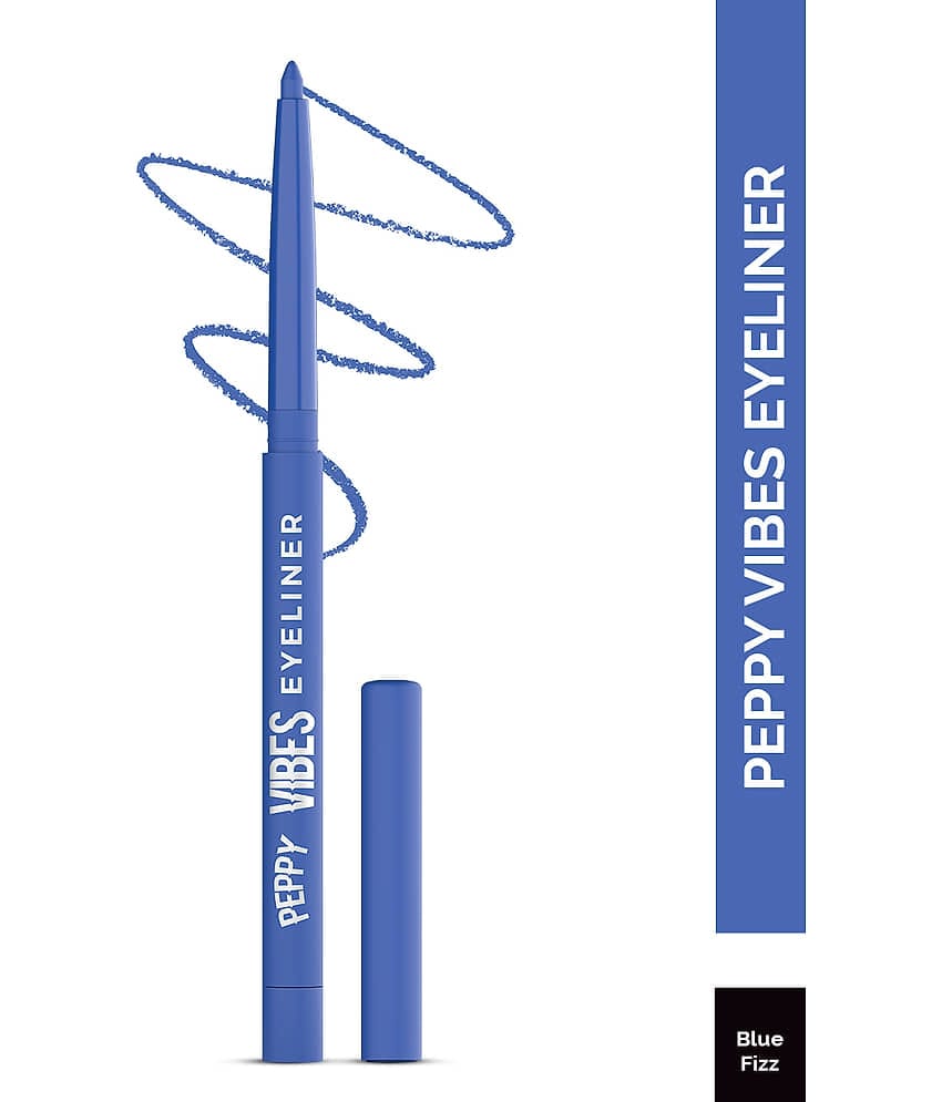 Glam21 Peppy Vibes Eyeliner Matte Finish Stays Upto 10Hrs Smudge & Waterproof 0.4 G Blue Fizz