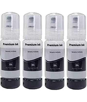 TEQUO L3101 For 003 Ink Black Pack of 4 Cartridge for 003 Ink for E_pson L3110 L3150 L3115 L3116 L3101 L3210 L3215 L3216 L3250 L3151 L3152 L3156