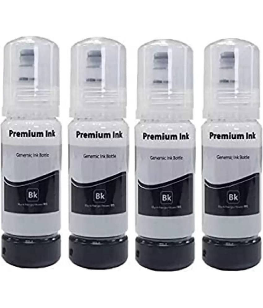 TEQUO L3101 For 003 Ink Black Pack of 4 Cartridge for 003 Ink for E_pson L3110 L3150 L3115 L3116 L3101 L3210 L3215 L3216 L3250 L3151 L3152 L3156