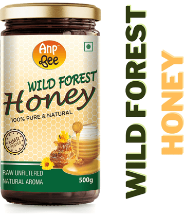 ANP BEE 100% Pure NMR Tested Wildflower Honey Wild Forest Honey 500 g