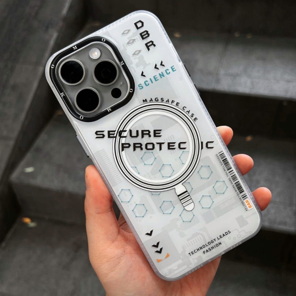 iPhone 13 Series Magnetic Skin-Feeling iPhone case With Camera Bumper-iPhone 13 Pro Max / White