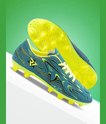 RUN SEVEN ( by GO21 ) F4 Air Green Football Shoes