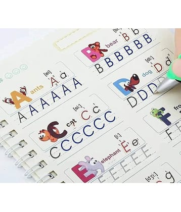 Sank Magic Practice Copybook, (4 Books + 1 Pen + 10 Refill)