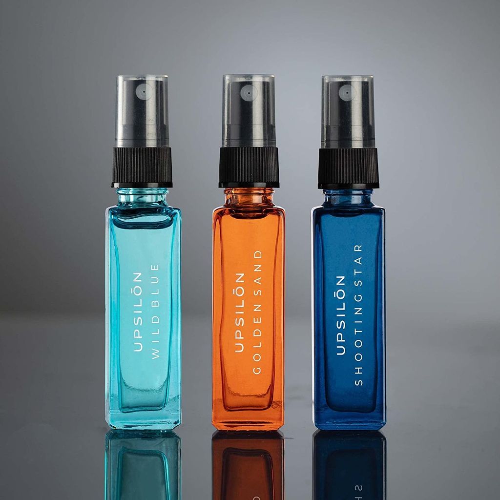 UPSILON Shooting Star Eau De Parfum with Combo of Long-Lasting Pocket Perfumes | Long Lasting Fresh & Powerful Fragrance Spray Travel Friendly Luxury Parfum Scent | Men’s Perfume | 124ml - Pack Of 2