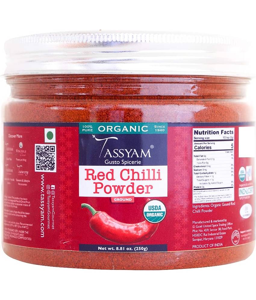 Tassyam - 250 gm Laal Mirch (Red Chili) (Pack of 1)