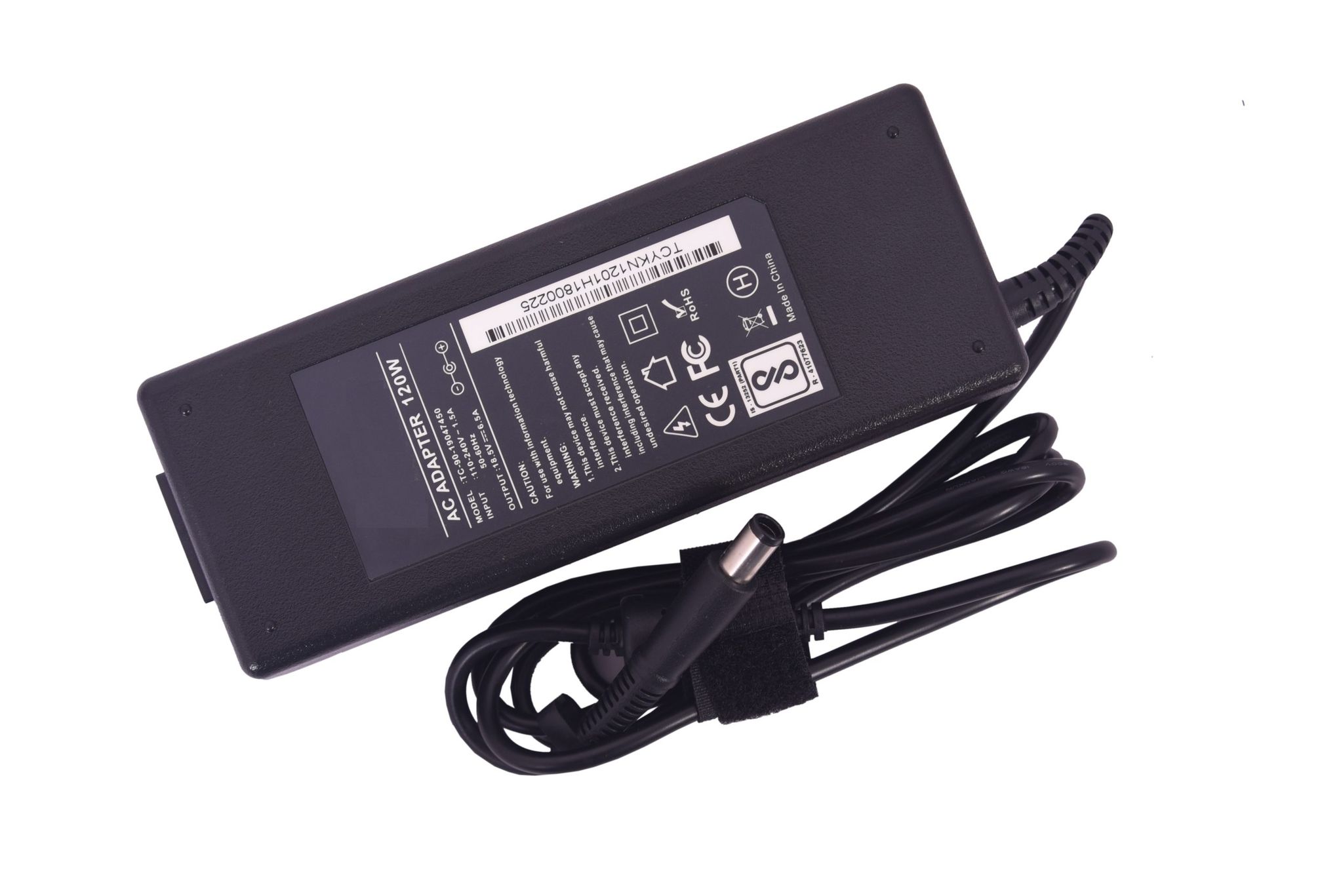 Laptop Adapter 120W 18.5V/6.5A For HP Pin Size (7.4mm*5.0mm) - Compatible