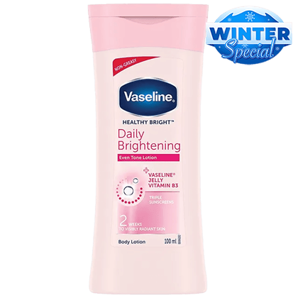 Vaseline Healthy Bright Daily Brightening Even Tone Body Lotion, 100 Ml