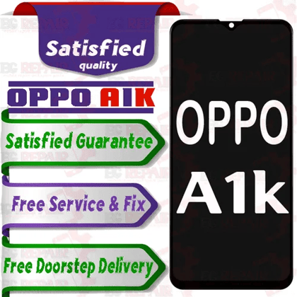 Oppo A1k Combo LCD with Touch Screen for A1k  Black (display glass combo folder)