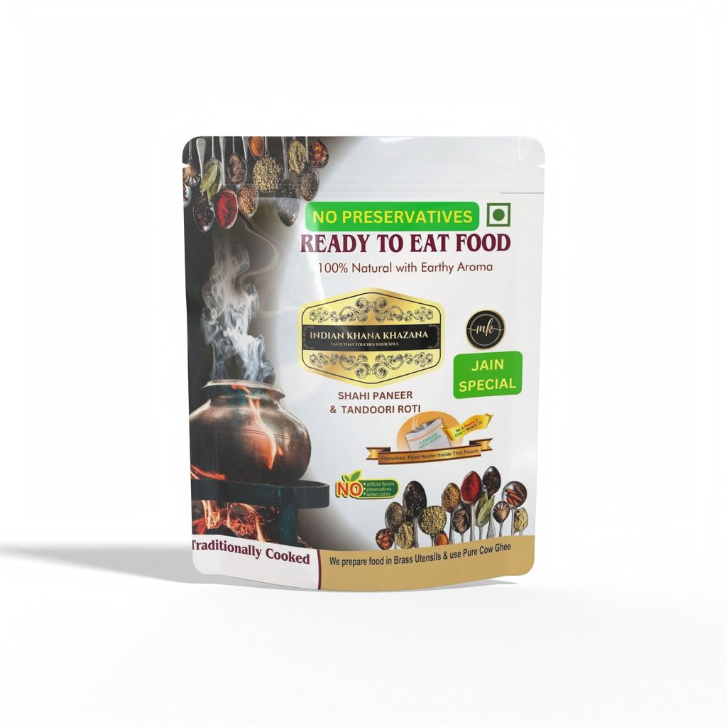 Shahi Paneer and Tandoori Roti Combo Jain Special