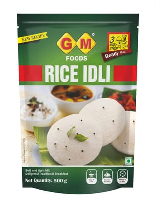 GM Foods Rice Idli 500 Gram