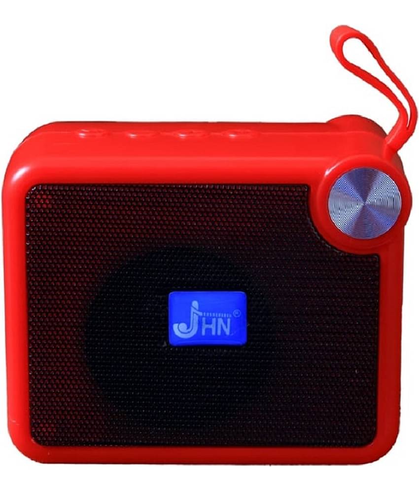 jhn JHN 212 5 W Bluetooth Speaker Bluetooth V 5.1 with USB,SD card Slot Playback Time 4 hrs Red