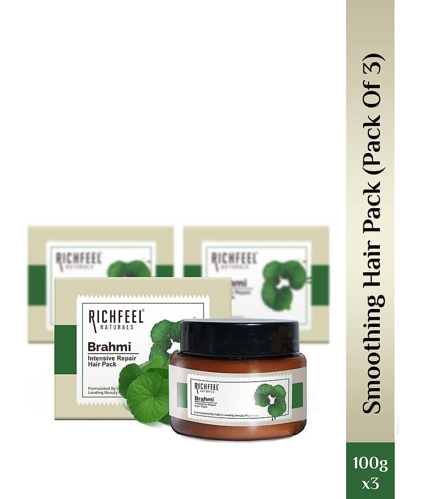 Richfeel Brahmi Hair Pack 100 Gms Pack of 3