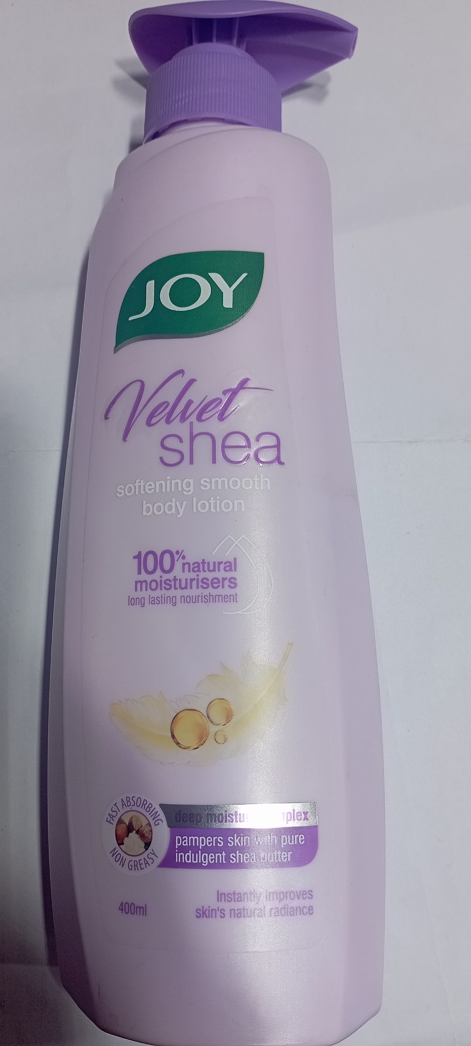 Joy velvet Shea softening smooth body lotion 400 ml