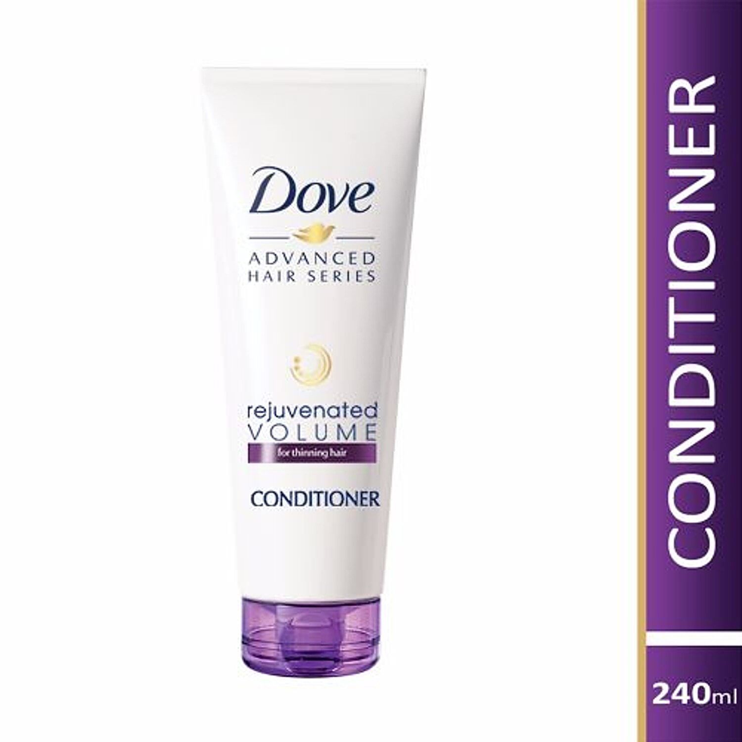 Dove Advanced Hair Series Rejuvenated Volume Conditioner - For Thinning Hair, 240 Ml