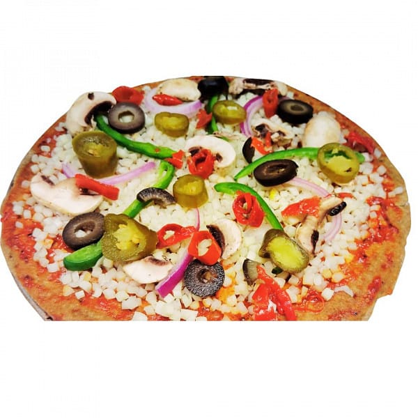 6 toppings pizza small ( jowar & bajra)
