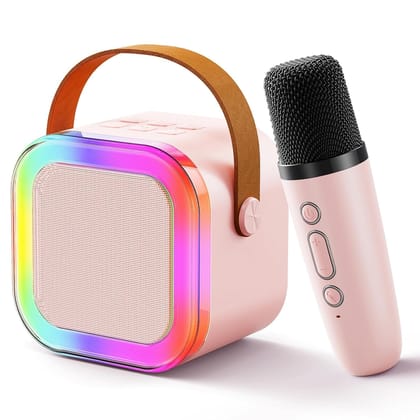Fizix Karaoke Mic with Speaker for Singing Fizix Karaoke Mic with Speaker for Singing - Beige