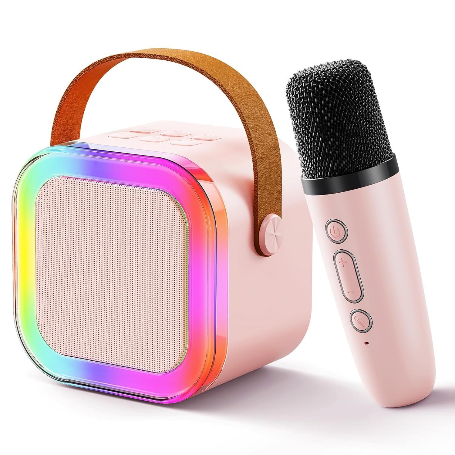 Fizix Karaoke Mic with Speaker for Singing Fizix Karaoke Mic with Speaker for Singing - Beige