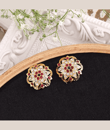 gilher Multi Color Stud Earrings ( Pack of 1 )