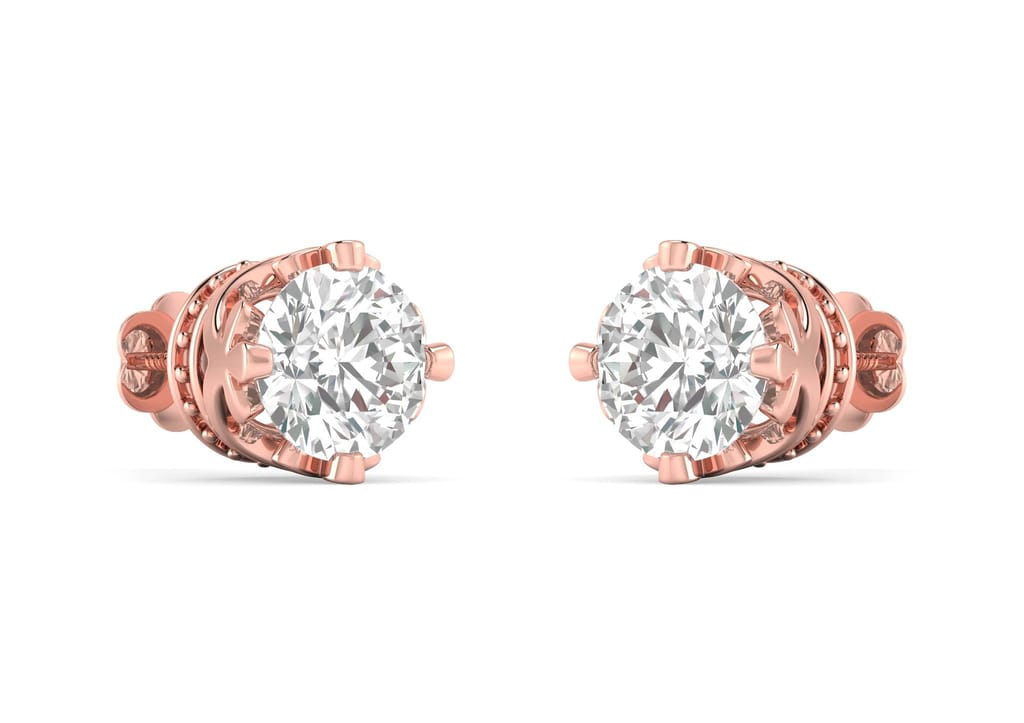 Coronet Solitaire Studs