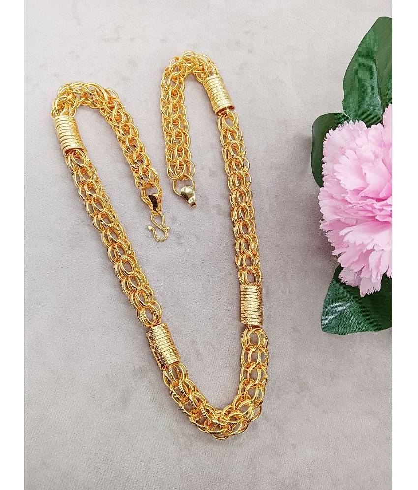 SHANKH-KRIVA Gold Plated Chain ( Set of 1 )