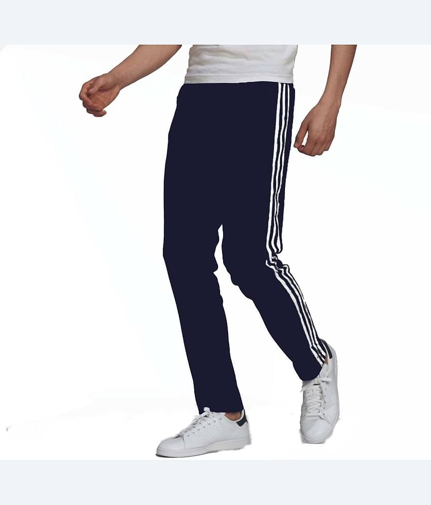 Alexender Blue Cotton Blend Men's Trackpants ( Pack of 1 )