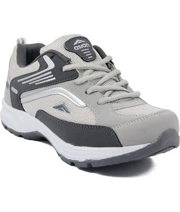 ASIAN Gray Men's Sports Running Shoes