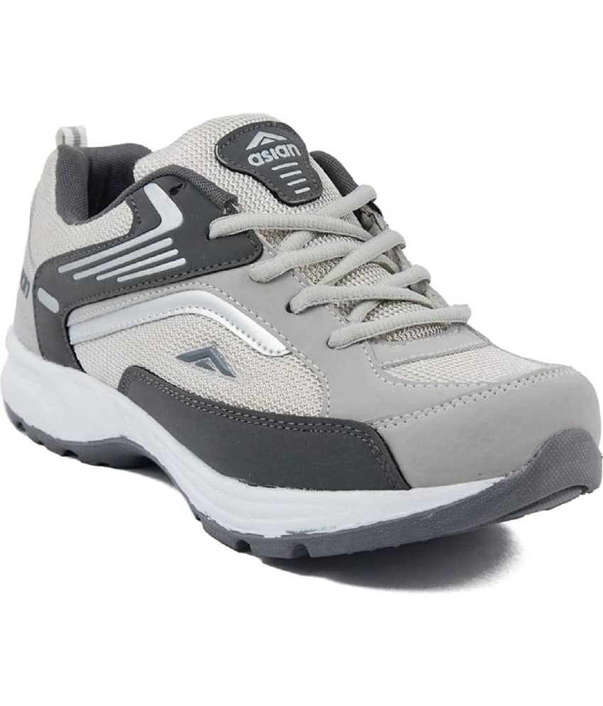 ASIAN Gray Men's Sports Running Shoes