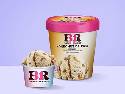 Honey Nut Crunch Ice Cream(Family Prepack)