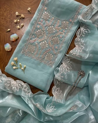 Eshaal Collection Zardozi Embroidery Suit