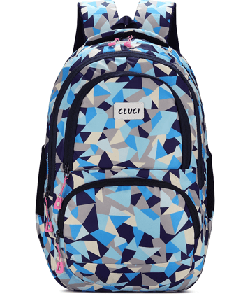 CLUCI 35 Ltrs Polyester Backpack *For Boys & Girls ( Blue )