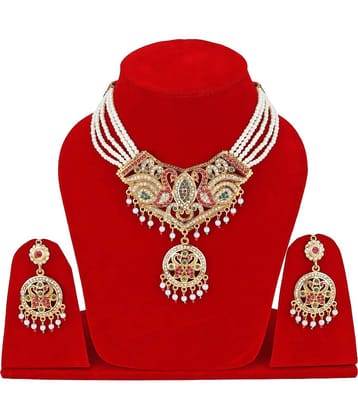 Rhosyn Multi Color Alloy Necklace Set ( Pack of 1 )