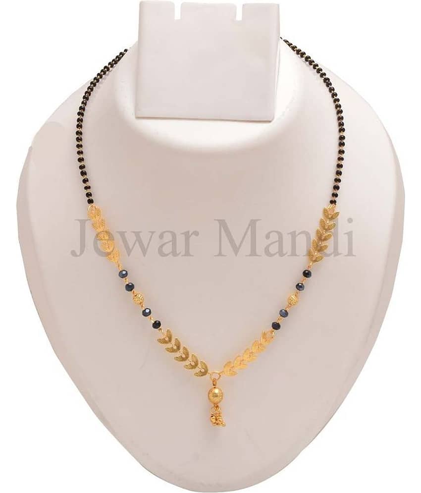 Jewar Mandi - Golden Mangalsutra ( Pack of 1 )
