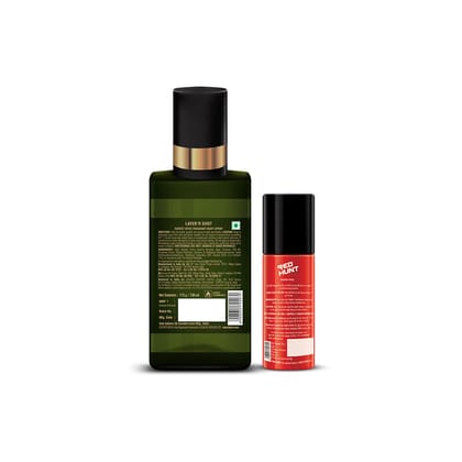 Layer'r Shot Fragrant Body Spray For Men- Pack of 2 | Forest Spice (130ml) & Red Hunt Shaving Foam (50ml) | Long-Lasting & Skin-Friendly Premium Fragrance | Perfect For all occasions | For Men