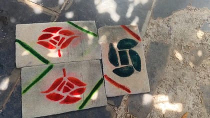 Absorbent Microfiber Mats Set for Bathroom and Kitchen