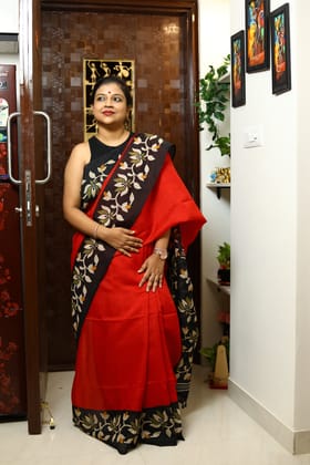 Kamalika-Red and Black / Semi Matka / Semi Matka