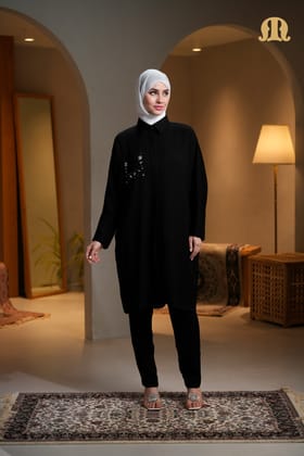 Tangier Co-ord Set Black-S/M/L