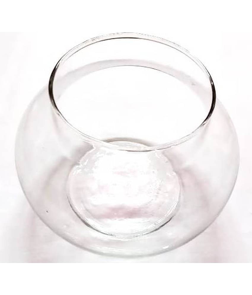 Green plant indoor Glass Table Vase 6 cms - Pack of 1