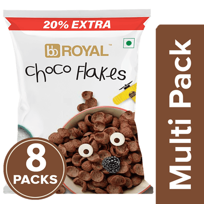 BB Royal Choco Flakes (20% Extra), 8x26 g (Multipack)