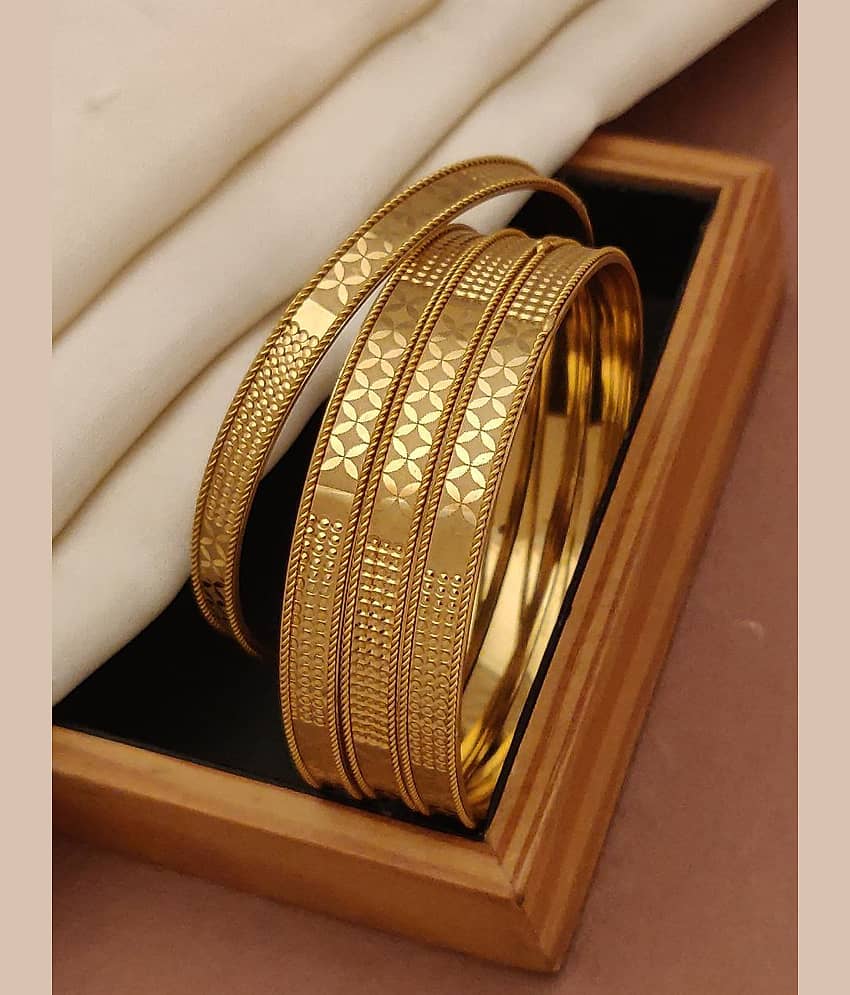 Shivay Fashion Gold Bangle ( Pack of 1 )