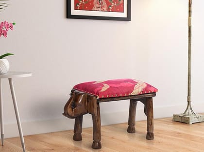 India Circus Legend of the Cranes Elephant Pouffe (By Krsnaa Mehta)