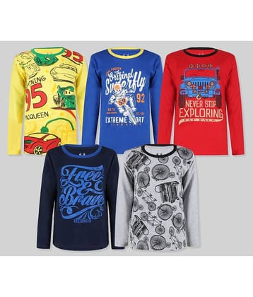 E1K Pack of 1 Boys Cotton T-Shirt ( Multicolor )
