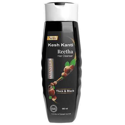 Patanjali Kesh Kanti Reetha Hair Cleanser, 180 Ml