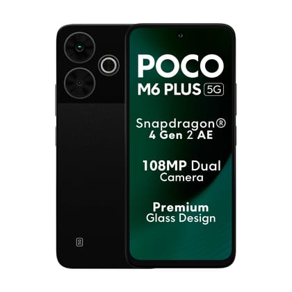 POCO M6 Plus 5G Graphite Black 8GB RAM 128GB ROM POCO M6 Plus 5G Graphite Black 8GB RAM 128GB ROM