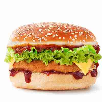 Spicy veggie burger