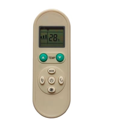 AC Remote No.140 No Backlight Bluestar AC Remote Control (White)
