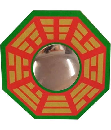 Feng Shui Chinese Convex Vastu Bagua(Pa KUA) Mirror for Positive(Chi) Energy | Wall/Door Decor for Protection