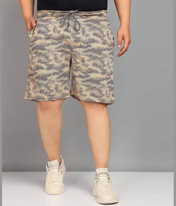 XFOX Grey Melange Blended Men's Shorts ( Pack of 1 )